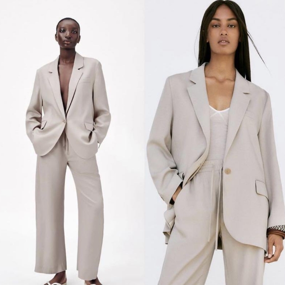 Zara flowy business casual luxe blazer - Picture 7 of 12